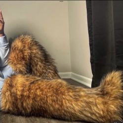 Brown Unique chocolate Faux Fur Thigh High Boots Sizes 8.5,9,9.5,10 (message True Size & Order 