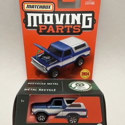 Brand New Matchbox Moving Parts Chevy Bronco - Sealed in Box!