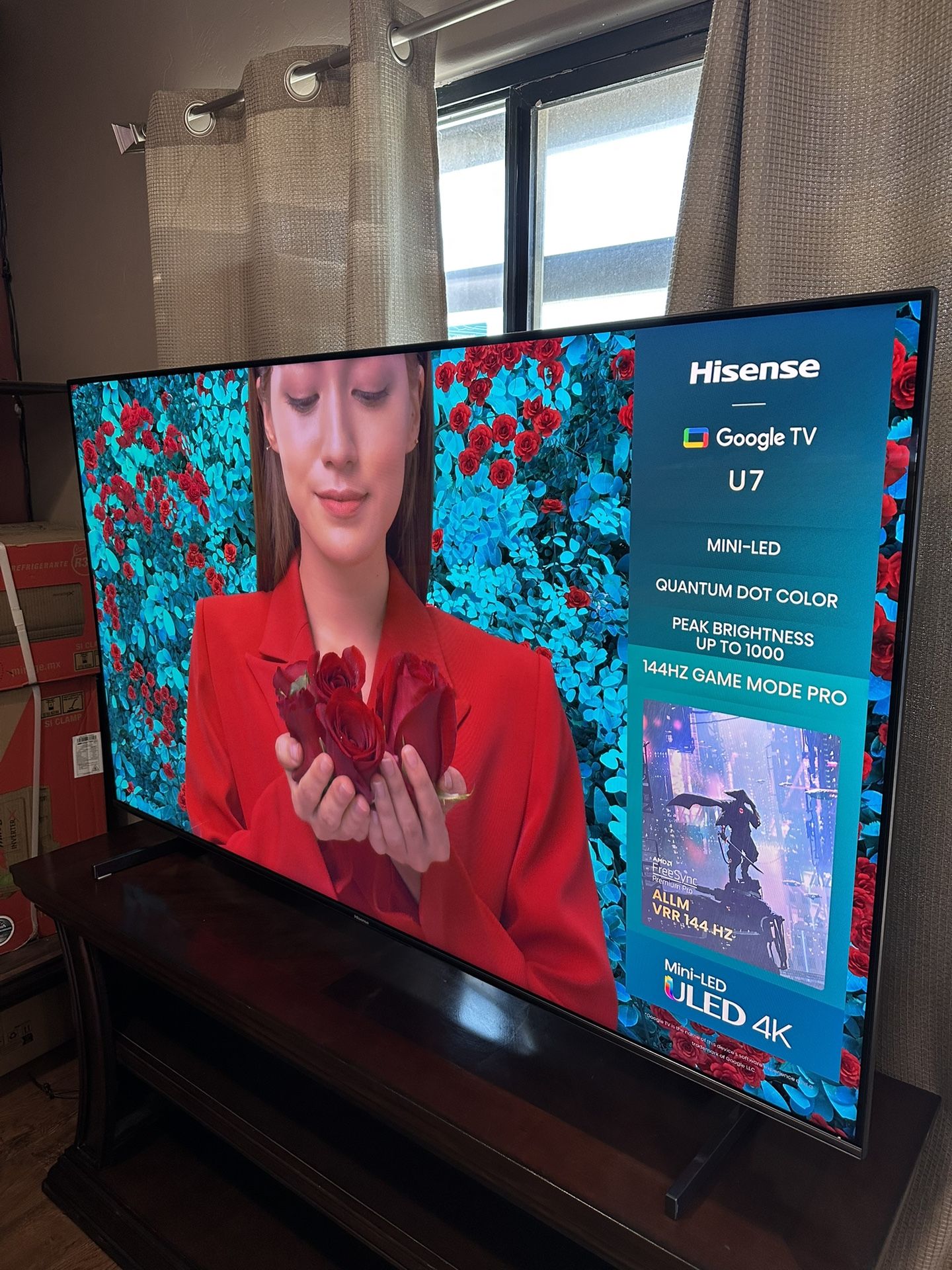 65” Hisense ULED U7 Smart 4K 144Hz Game Mode