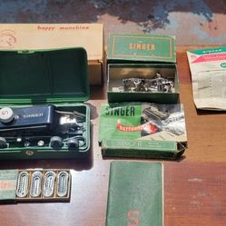 1950 Singer Sewing Machine In Cabinet Model AJ833341