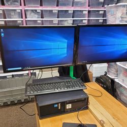 24' DUO MONITOR WITH DUO STAND (INV. D1002N)

