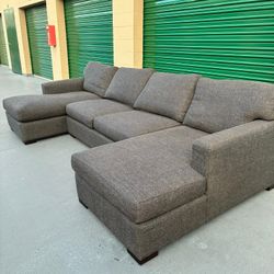 Crate & Barrell Down Feather Sectional Couch🛻Delivery Available🛻
