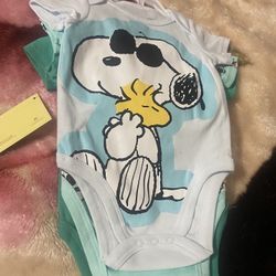 Snoopy Peanut Bodysuits 
