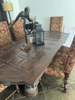 Dining Room Set With Six Chairs