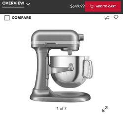 Kitchen Aide 6qt Lift Stand Commercial Mixer