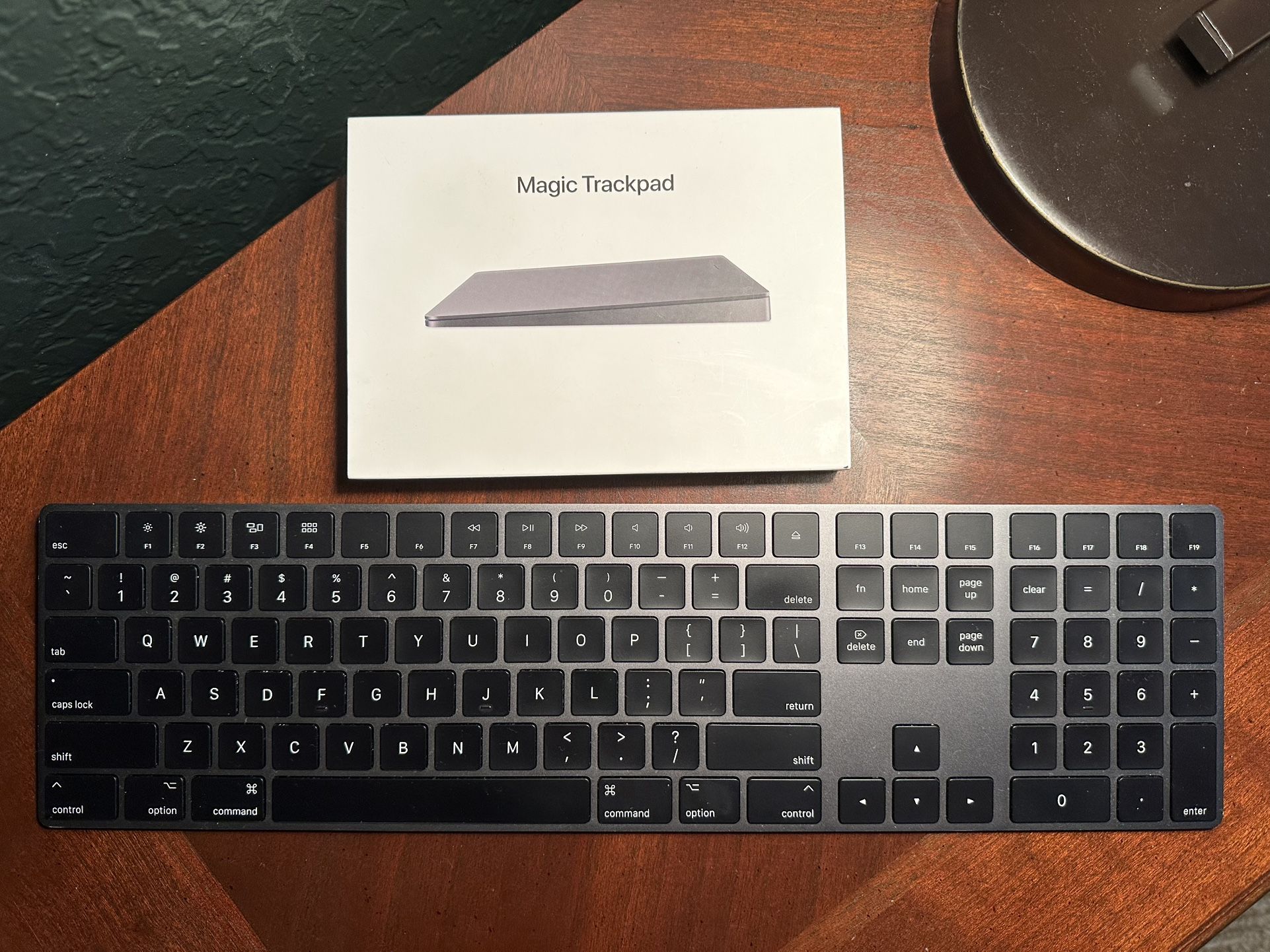 Apple Keyboard And Apple Trackpad