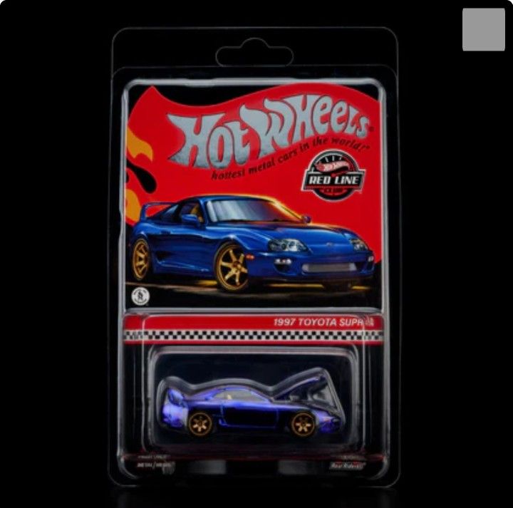 2024 Hot Wheels RLC 1997 Toyota Supra Blue, New! (HWF07)