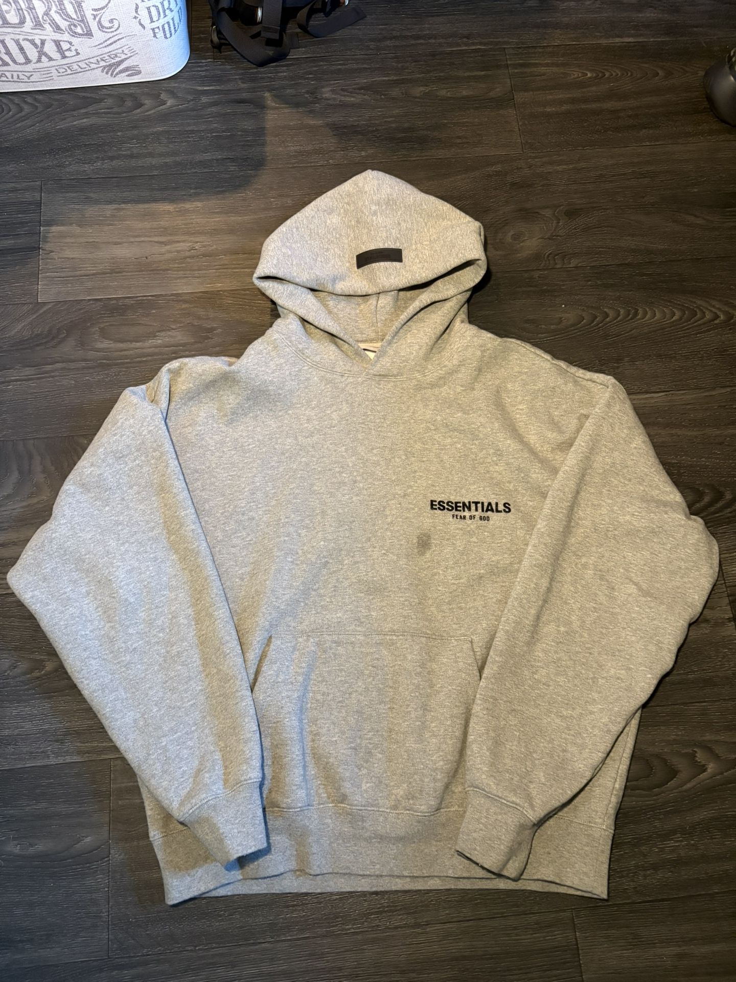 Essentials Dark Oatmeal Hoodie