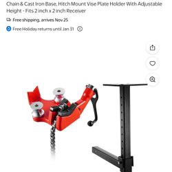  Heavy-Duty Pipe Chain Vise, 1/8" - 5" Pipe