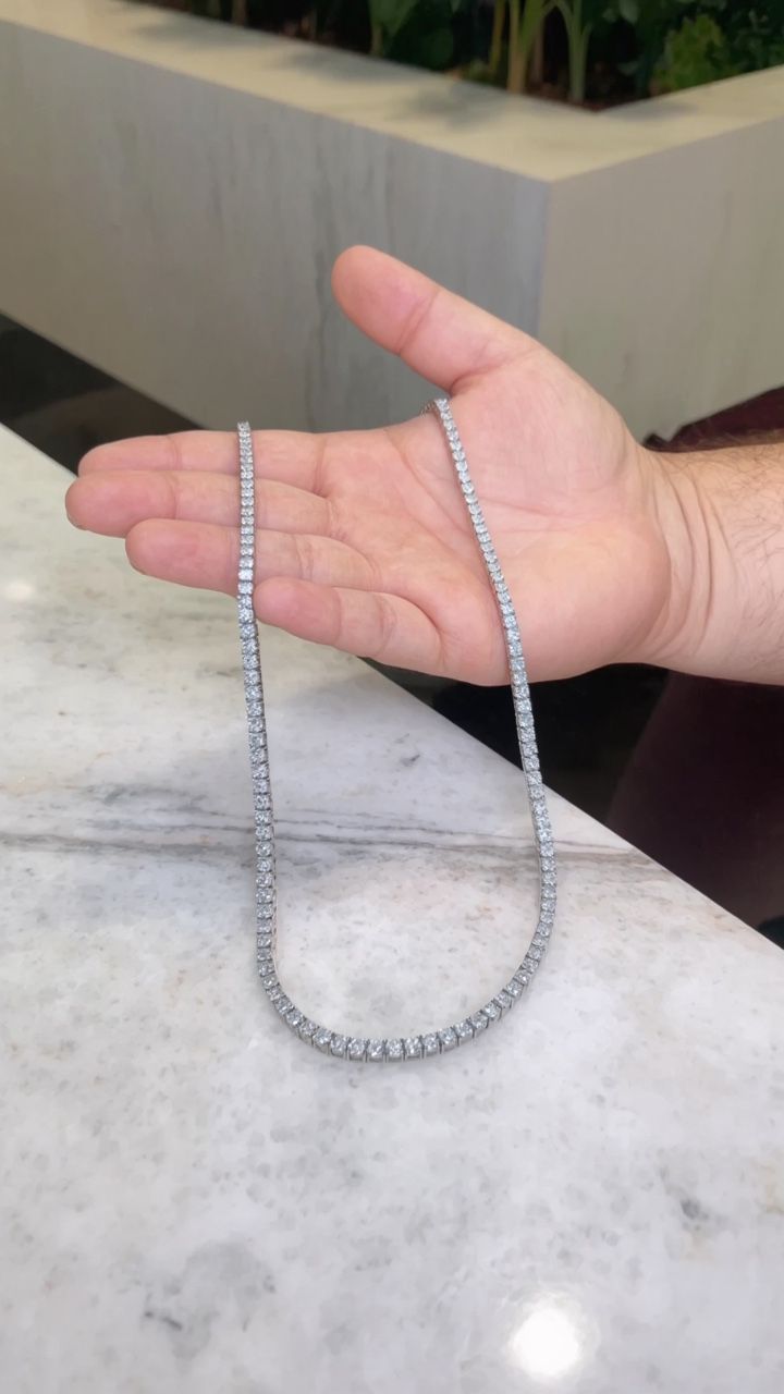Moissanite Tennis Chain (5mm)