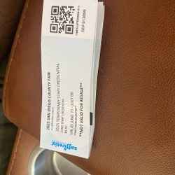 Del Mar fair tickets