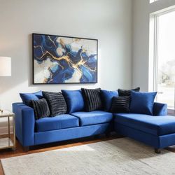 Sala Sectional Blue $10 Down