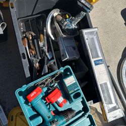 Miscellaneous Bin Of Tools 