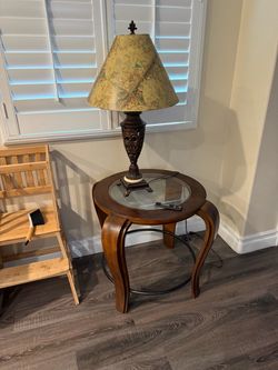 Table Stand and Lamp for sale