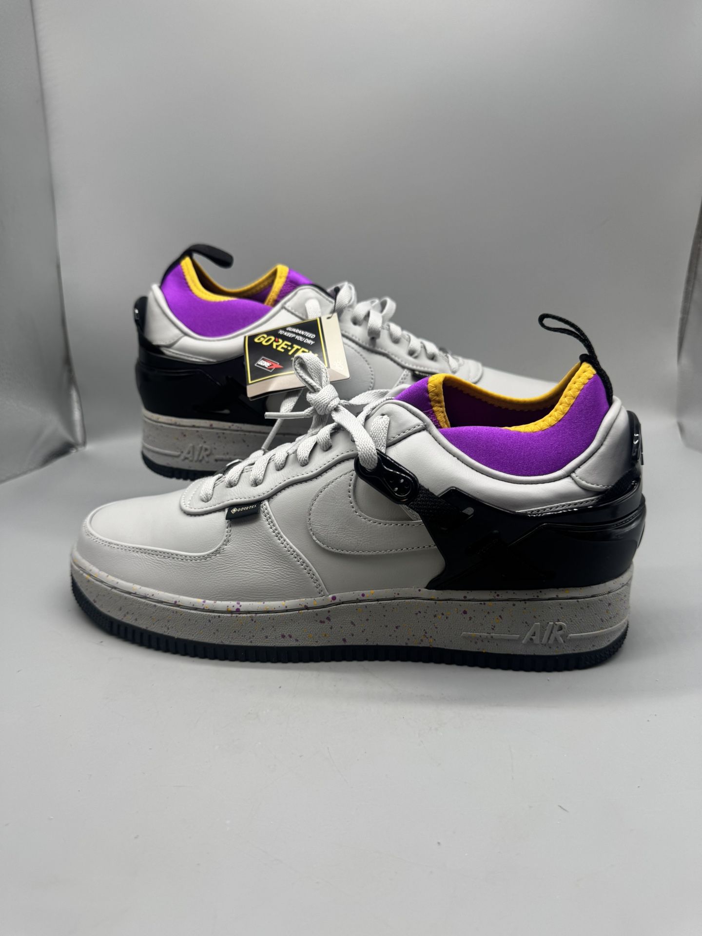 Size 12 - Nike Undercover x Air Force 1 SP GORE-TEX Low Grey Fog Men Shoe NWOB