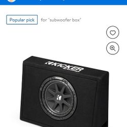 Kicker 10in new in a kicker box for sale