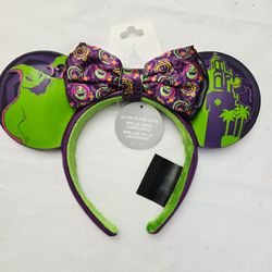 DisneyParks Oogie Boogie Bash Minnie Ears Headband  NWT