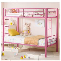 Pink Bunk Beds(Twin)
