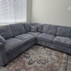Sectional With Foot Rest