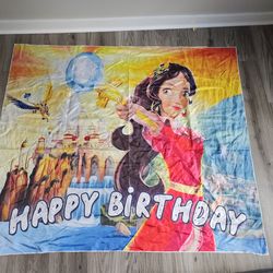 Princess of avalor birthday back drop