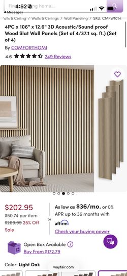 Acoustic Sound Panels