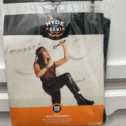 Halloween 80s Rocker Costume Adult .