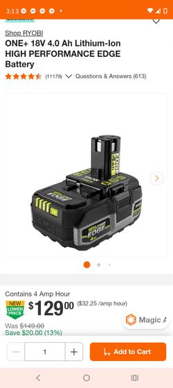 ryobi edge 4 amp battery