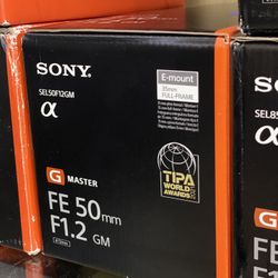 Sony FE 50mm F1.2 GM