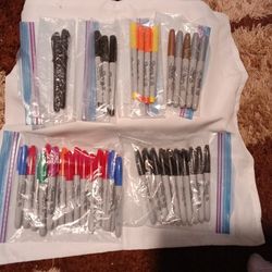 Huge Bundle Of New Sharpies 41 Total Pens