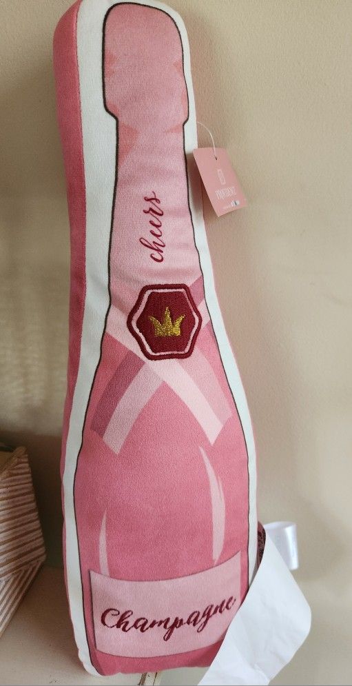 Pink Champagne Pillow