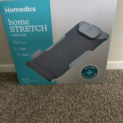 HoMedics Air Compression Back Stretching Mat with 8 Programs w/Remote, Gray/Teal