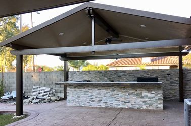 Aluminum patio cover