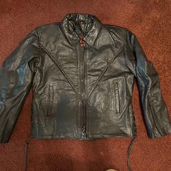 Ladies Leather Motorcycle Jacket, Vest