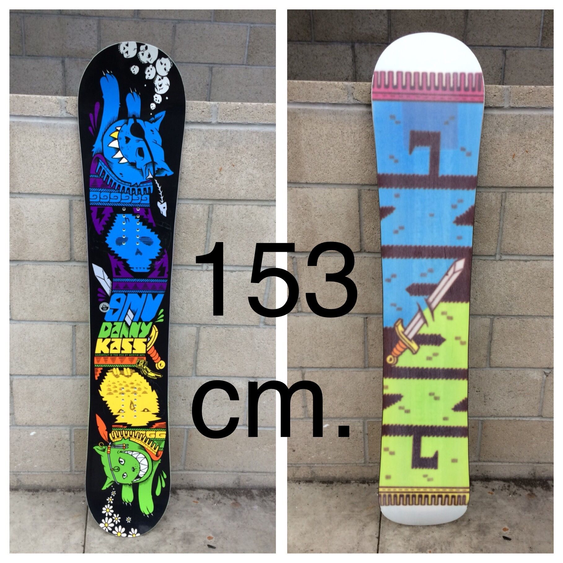 153 cm. Gnu Danny Kass men’s snowboard