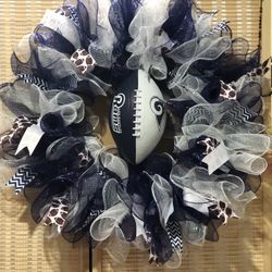 Rams 24” Sports Wreath