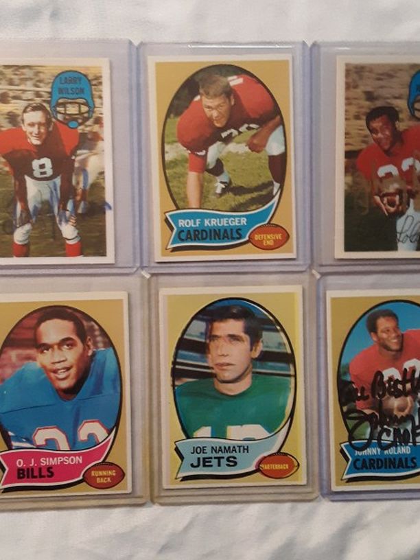 1970 Topps Football Cards