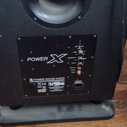 Receiver And Subwoofer 