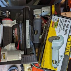 Central Pneumatic Air Tools - Grinder, Polisher, Cutter,  Stapler 
