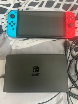 Nintendo Switch with Dock and Cables