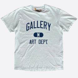 Gallery Dept Light Blue & Navy T Shirt