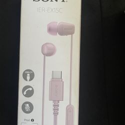 Sony IER- Ex15C earphones 