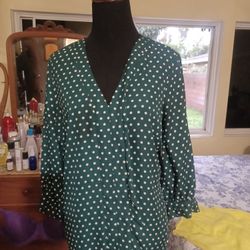 Polka Dot Blouse