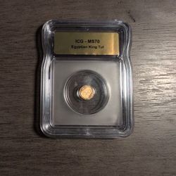 1/200 Oz Gold Egyptian King Tut