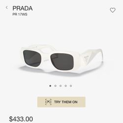 White Prada Glasses