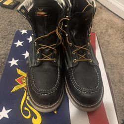 Black Steel Toe Thorogoods 8.5S