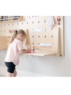 MakerWall Folding Desk From Sprout Kids Furniture