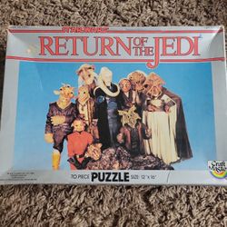 Return of the jedi vintage puzzle.