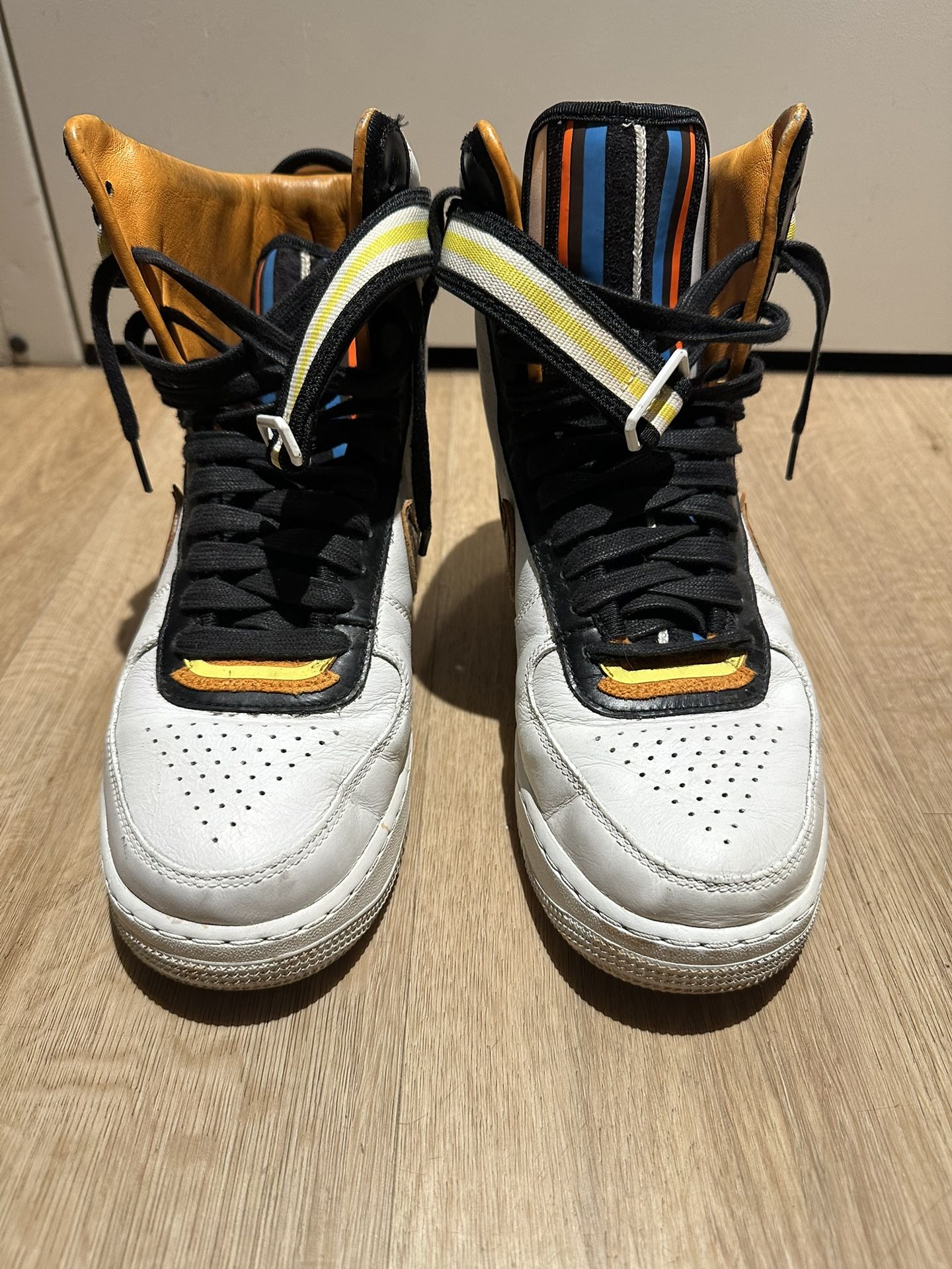 Nike Riccardo Tisci x Air Force 1 High SP “White Baroque Brown” Sneaker 