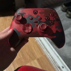 Wireless Red Xbox Controller 
