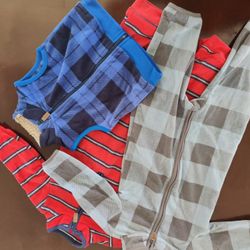 Fleece Open Feet Baby Jumpsuit 